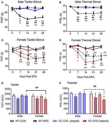 Sex Differences in Nociceptin/Orphanin FQ Peptide Receptor-Mediated Pain and Anxiety Symptoms in a Preclinical Model of Post-traumatic Stress Disorder